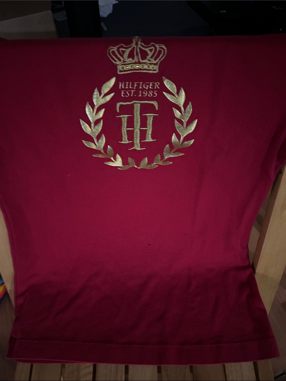 Tommy Hilfiger Red Graphic Logo Tee